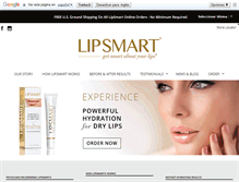 Tablet Screenshot of lipsmart.com